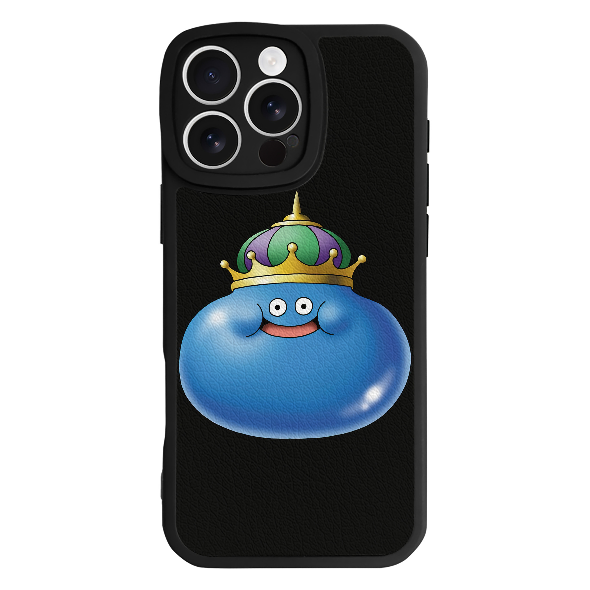 （画像用） ドラゴンクエスト Doragon Kuesuto Dragon Quest 【iPhone 16シリーズ対応】シリコンスマホケース（レザー調） 材質：シリコン